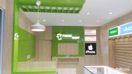 ออกแบบร้านจำหน่ายมือถือ ร้าน PHONE SHOP 